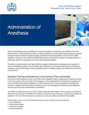 AAOMS Ebook on Anesthesia